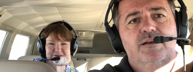 Plane good fortune and volunteer pilots bring gift of life